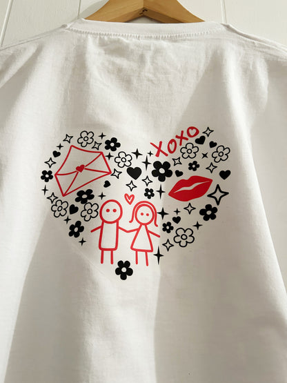 Love doodles t-shirt