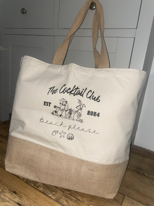 Cocktail Club XL beachbag