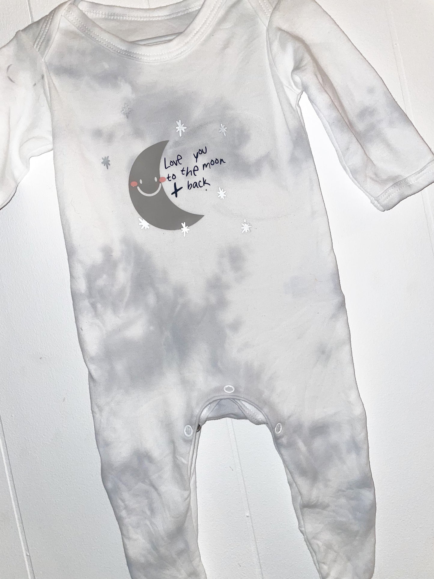 Love you to the moon and back babygrow